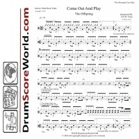 Offspring - Come Out and Play - Drum Sheet + Play-Along Track 